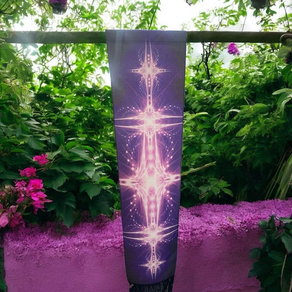 Luminous Star Energy Tapestry